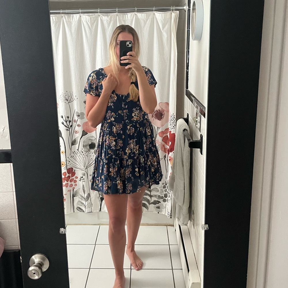 Altar’d State size M blue floral dress